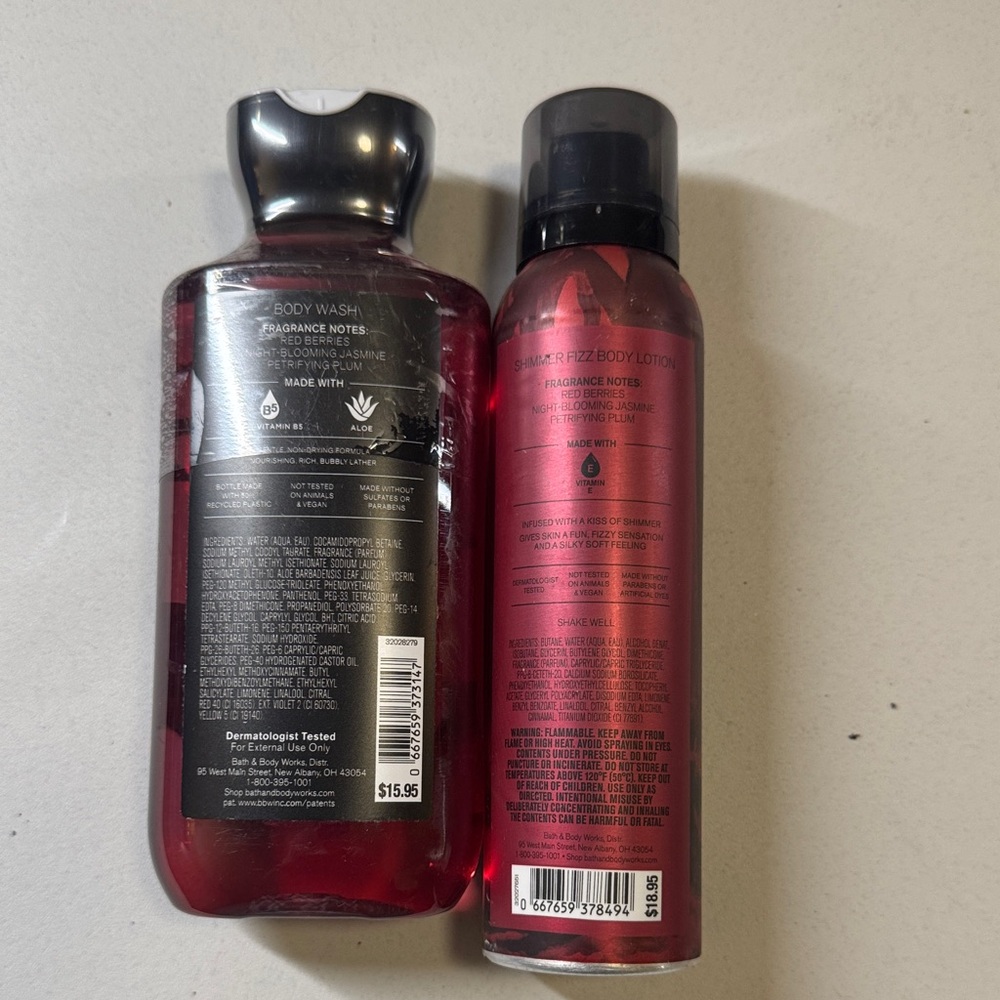 Bath & Body Works Crimson Vampire Blood Body Care Duo - Picture 2 of 3